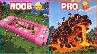1 Minute vs 10 Year Minecraft Base