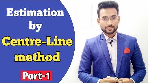 Estimation of Building | by Centre Line Method (Part-1)