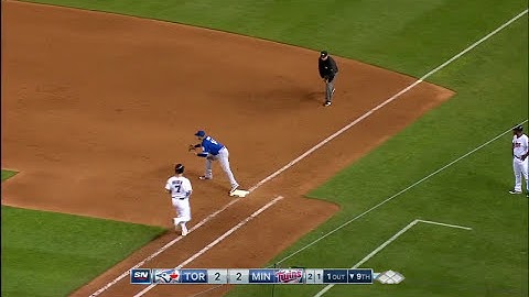 TOR@MIN: Tulo ranges, spins and fires to rob Mauer