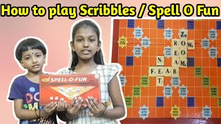 How to play Scribbles | How to play Spell O Fun | Tamil screenshot 5