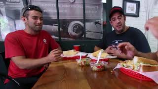 J.P. Graziano Grocery with a Biker Dude! #1 Sandwich in Chicago!