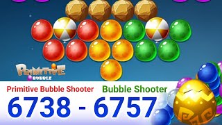 Primitive Bubble - Bubble Shooter.level 6738 to 6757 