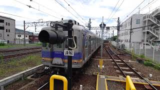 南海高野線 橋本駅 6200系+6000系(6515+6021編成)回送発車