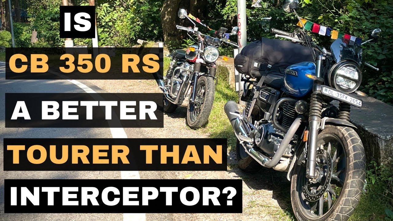Touring experience on CB 350 RS vs RE INTERCEPTOR || touring on CB 350 RS part 1