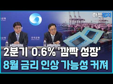 <strong>0.6</strong>% '깜짝 성장'…중동 악재 지운 반도체 호황 / 한국경제TV뉴스