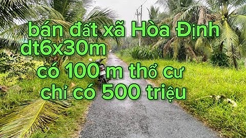MS1886♥️ bán đất xã Hòa Định tiền Giang dt6x30m chỉ có 500 triệu#0386725208#