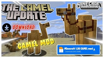 Minecraft 1.20 Camel addon  for pocket edition 😱 | MCPE addons 🤯 1.20 update |