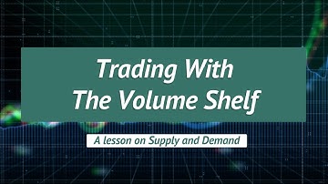 Trading Volume Shelves using Supply and Demand Techniques