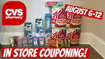 CVS IN STORE COUPONING 8/6/17-8/12/17! MONEYMAKER DIAL/RIGHT GUARD/ CRT ISSUES & MORE!