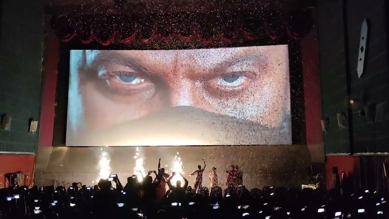 GHOST Movie FDFS Celebration - Shivarajkumar - M.G Srinivas