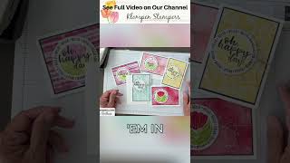 Craft Stunning Cards FAST with This Easy Stamp Set! #shorts