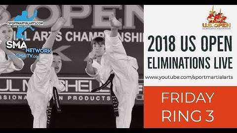 Ring 3 | 2018 US Open ISKA Chmps Live | 14-15 Girls Forms/Weapons/Sparring