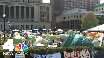 Final day of spring classes at Columbia University as negotiations reach an impasse with protesters