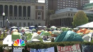 Final day of spring classes at Columbia University as negotiations reach an impasse with protesters