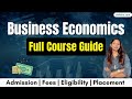 What is Business Economics? | Full Course Guide, Salary &amp; Career Scope 2026 #businesseconomics