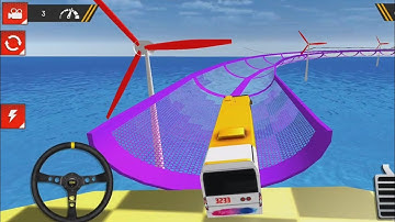 Impossible Bus Driving Stunts : 3D Impossible Bus Stunts Android gameplay #1 by racing Guruji