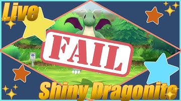 Live Failed shiny Dragonite - Pokemon Let