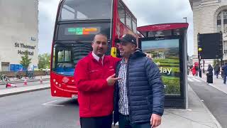 جولة في الباص السياحي المفتوح إلى أهم معالم لندن🇬🇧 Bus tour Sightseeing in London