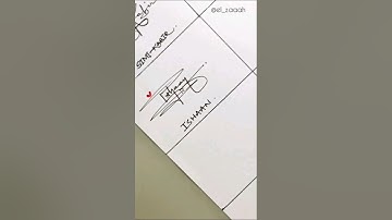 I Signature Style ✒️ || Ishaan #ytshorts