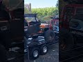 Jeep CJ7 and Landcruiser with trailer #4x4 #landcruiser #jeep #trailer #rc4wd