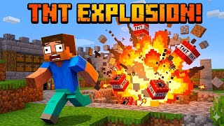 EPIC TNT EXPLOSION IN MINECRAFT!