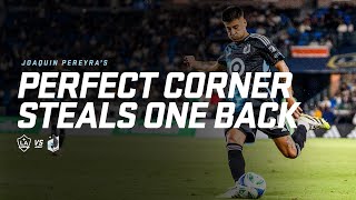 MNUFC Goal: Loons Steal a Late Goal on a Lovely Corner from Pereyra