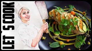 ✿ LET`S COOK ✿ Рыба с ОВОЩНОЙ чешуёй на пару с двойным гарниром ♥ ✿ LET`S COOK ✿ Рыба с ОВОЩНОЙ чешуёй на пару с двойным гарниром ♥