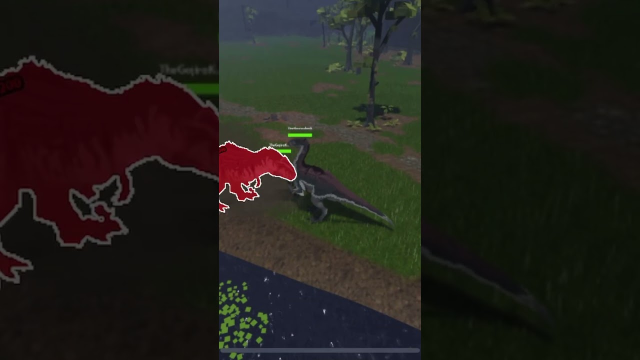 Theri flings giga 🥀 #fyp #therizinosaurus #giganotosaurus #jurassicblocky