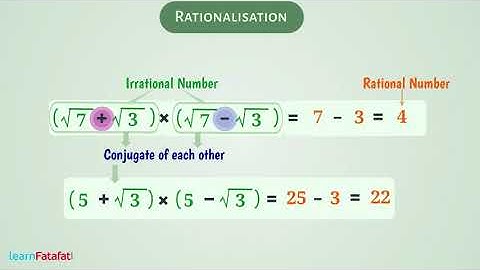 Number Systems Class 9 Maths - Rationalization