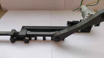 Rotational to Linear Motion using Crank and Slider