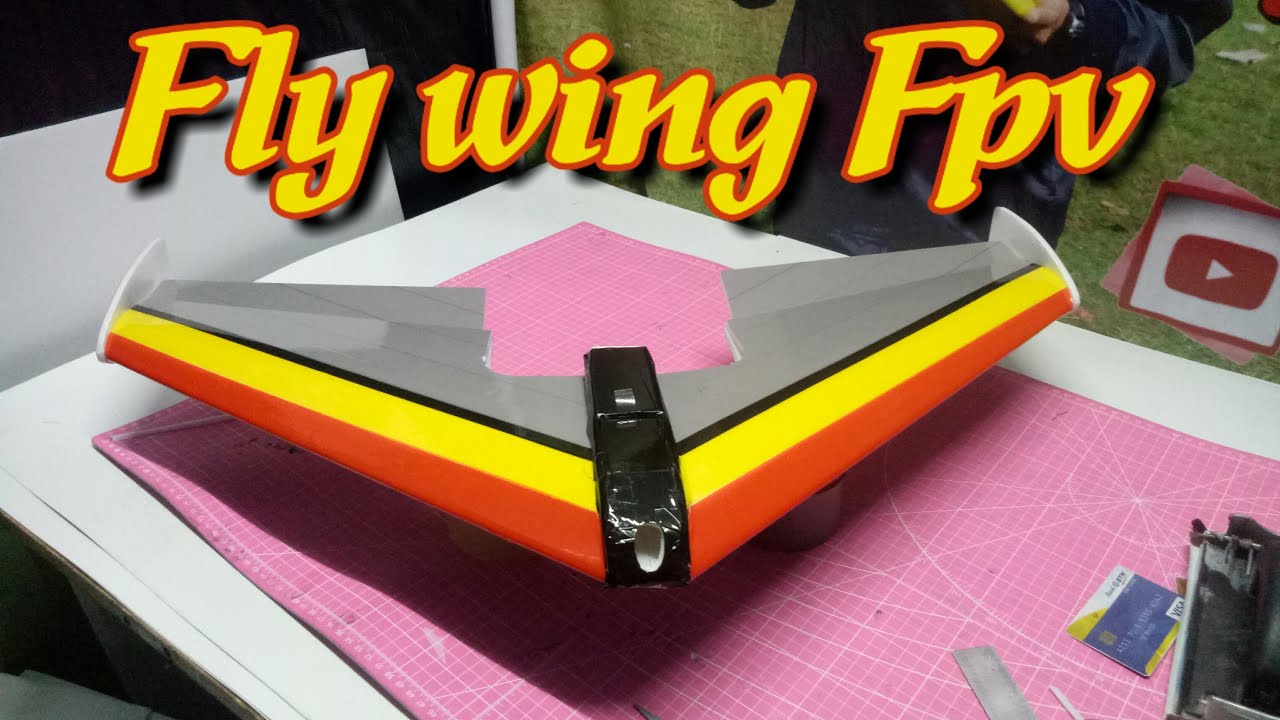 cara membuat pesawat terbang flywing mini arrow dari gabus