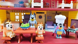 Bluey Toys | The Heeler Family Home & Outdoor BBQ Toy Set