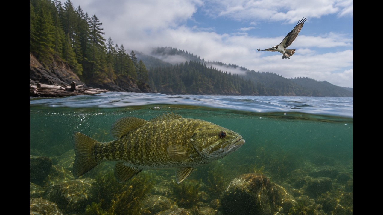 Topwater Smallmouth Bass Fishing on the Oregon Coast