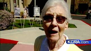 Sculpture Of 'The Kiss' From WWII Unveiled In Roseville