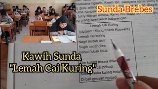 Contoh Ngawih 'Lemah Cai Kuring' || Pembelajaran Basa Sunda Kelas 5