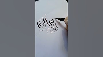 Hope written in Copperplate calligraphy #art #viral #calligraphy #trending #hope #shorts #artist