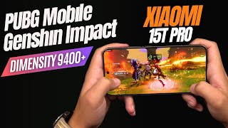 Xiaomi 15T Pro Pubg Mobile Ve Genshin Impact Oyun Testi Mediatek Dimensity 9400