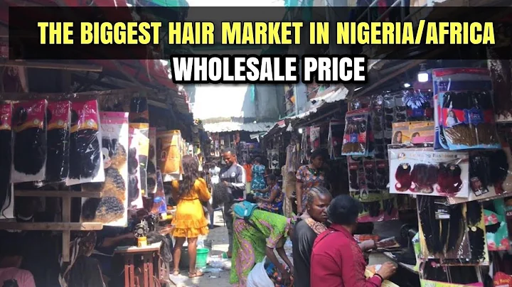 MARKET VLOG | THE BIGGEST HAIR MARKET IN NIGERIA| WHERE THEY SELL ALL KINDS OF HAIR WHOLESALE PRICE