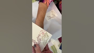 Creating a mask for stamping by www.bonniestamped.com