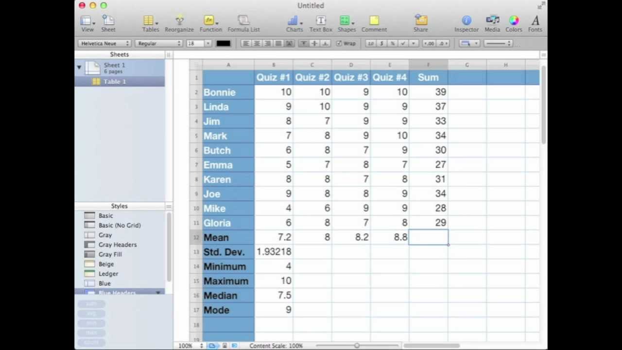 Numbers: block copy - YouTube