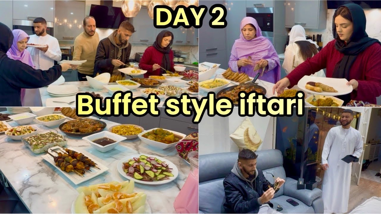 BUFFET STYLE IFTARI DAY 2 🌙🥘|| DESI FOOD PREPARATIONS FOR IFTARI 🤩