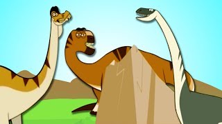 LARGEST DINOSAURS IN THE WORLD | Learn Dinosaur Facts | Funny Dinosaur Cartoons Compilation For Kids