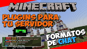 PLUGINS para tu SERVIDOR de Minecraft - Formatos de CHAT (CHAT MANAGER y LUCKPERMS)