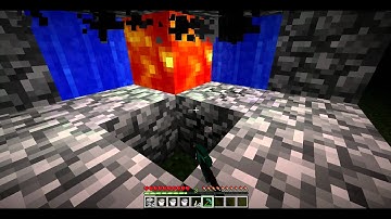 Minecraft tutorials - 100% efficient cobblestone generator