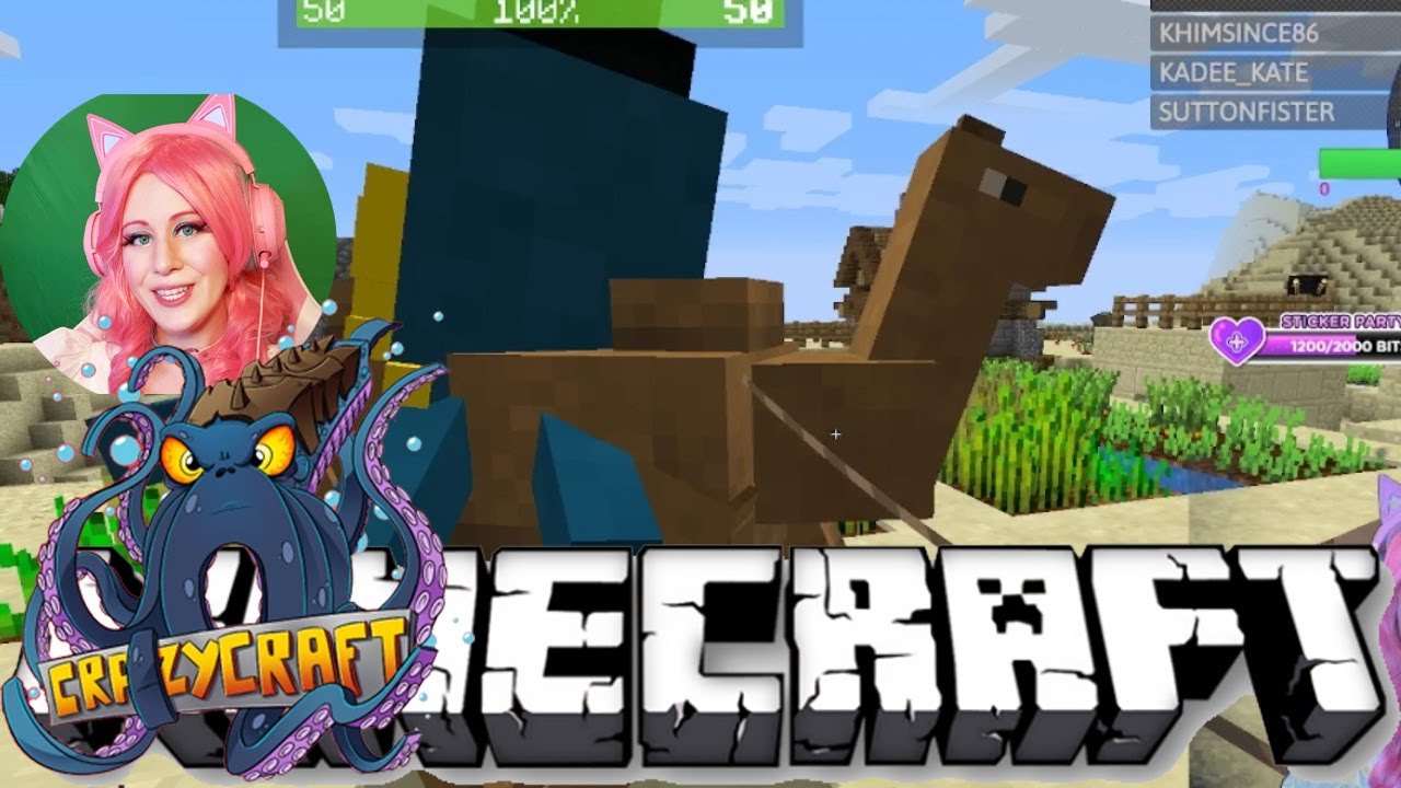 Camel Quest - CrazyCraft Minecraft Survival Let's Play Episode 14 - YouTube