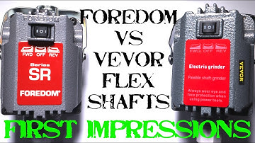 Foredom SR vs Vevor Flex Shaft. First Impressions and Build Quality Differences