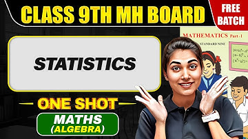 STATISTICS In One Shot | Maharashtra Board Class 9 Maths 💯💯 #mhboard #pw