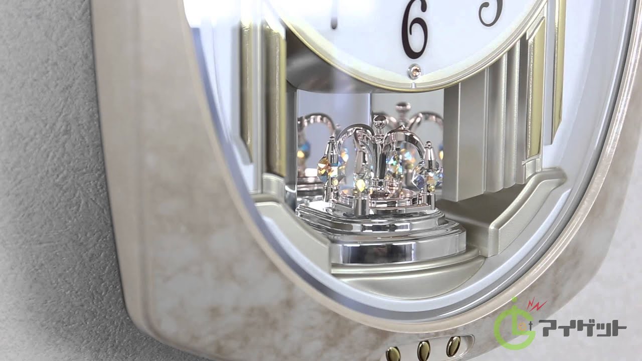 セイコークロック AM247P 電波クロック からくり時計 掛け時計