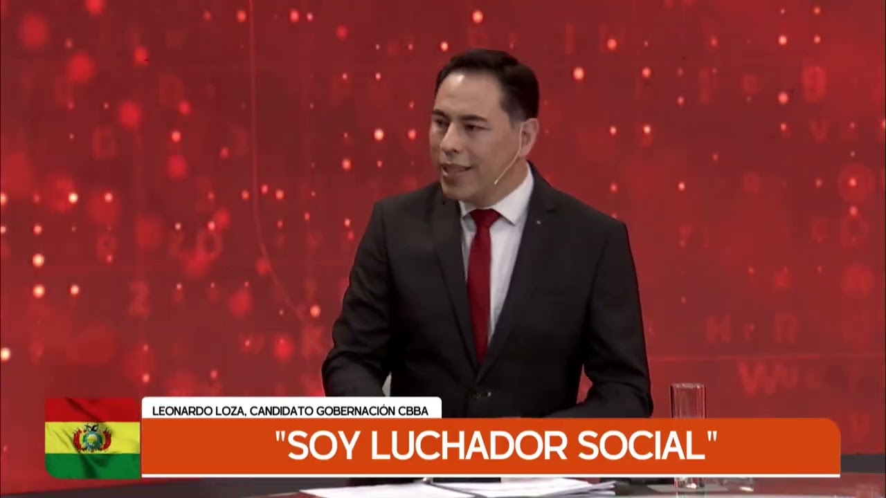 Conociendo a Leonardo Loza candidato a la Gobernación  de CBBA