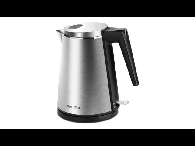 Secura Electric Kettle Water Boiler for Tea Coffee Stainless Steel 1.5L  Large Cordless Hot Water Pot BPA Free with Auto Shut-Off Boil-Dry  Protection